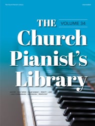 The Church Pianist's Library, Vol. 34 piano sheet music cover Thumbnail